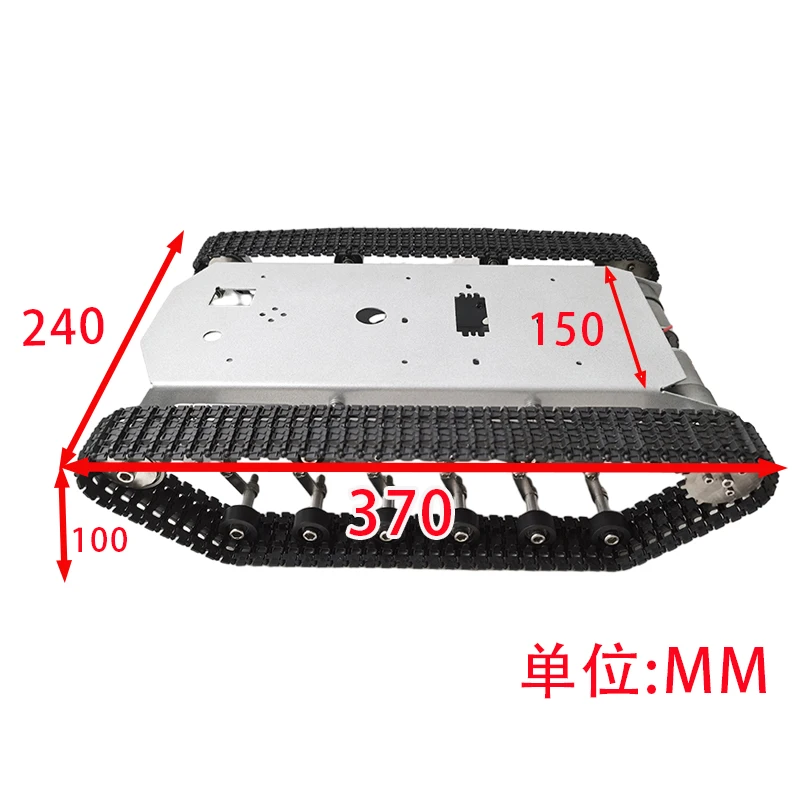 Robot Tank Chenilles Arduino Télécommandé Châssis Métal DIY