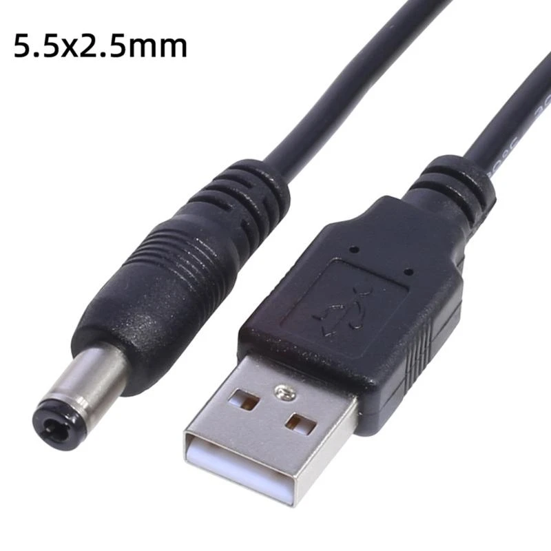 Universal USB to DC Power Extension Cable Connector - Versatile Multi-Size Plug Adaptors