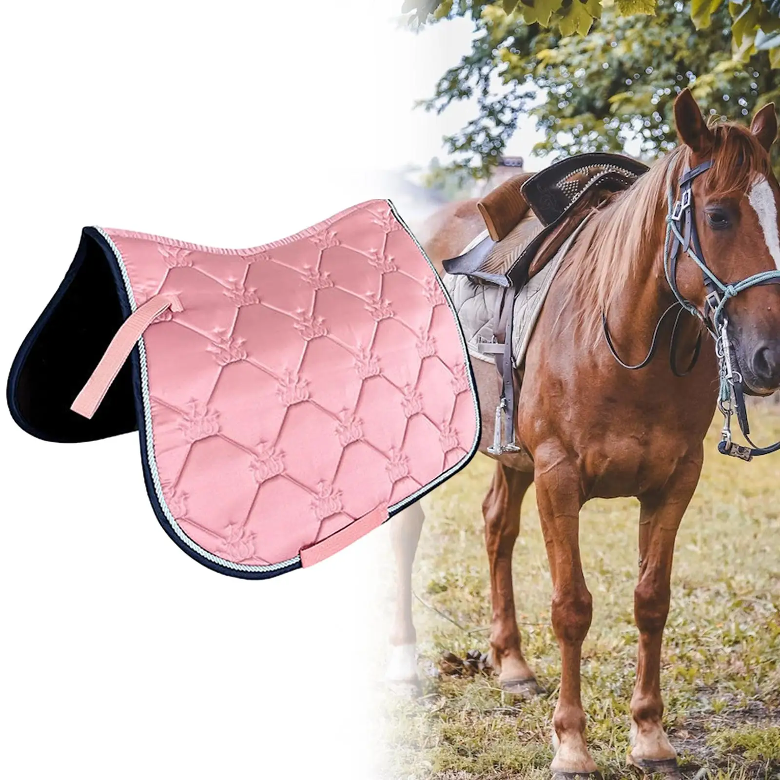 Saddle Pad Thickened Breathable Protect Thighs Sponge Lining Padding Comfort