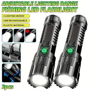 Rechargeable Zoom LED Flashlight 1