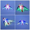 3 SQM delta LED spider red/black/yellow base 544 fabric ripstop umbrella cloth  kite with 10m tubing tails in surper high bright 1