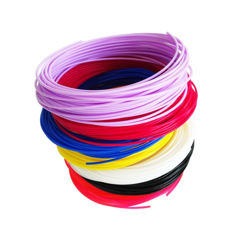 10/20/30 색상 1.75mm PLA 3D 펜 필라멘트 리필, 롤당 5M, 막힘 방지 속건 3D 프린팅 필라멘트 DIY 수제 공예용