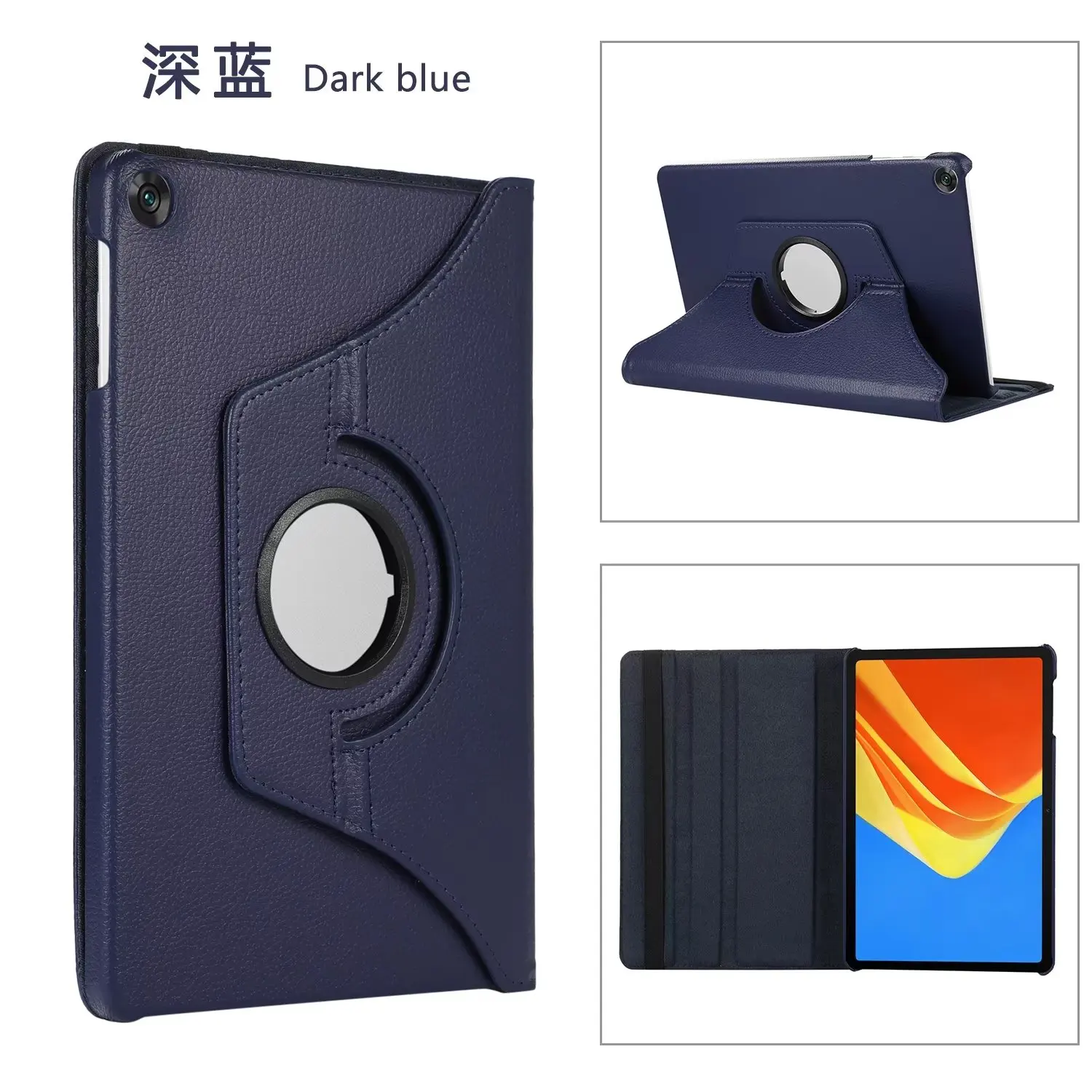 Premium 360 Rotating Luxury PU Leather Tablet Case Cover