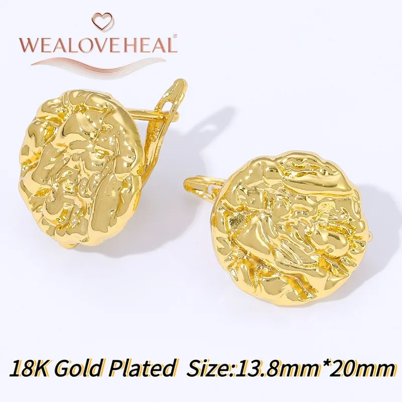 DIY 18K vergoldetes Messing mit Hebelrückseite, Ohrhaken-Ohrring-Zubehör, hochwertige Creolen-Ohrring-Hakenverschlüsse, Schmuckherstellungszubehör – Detail 23