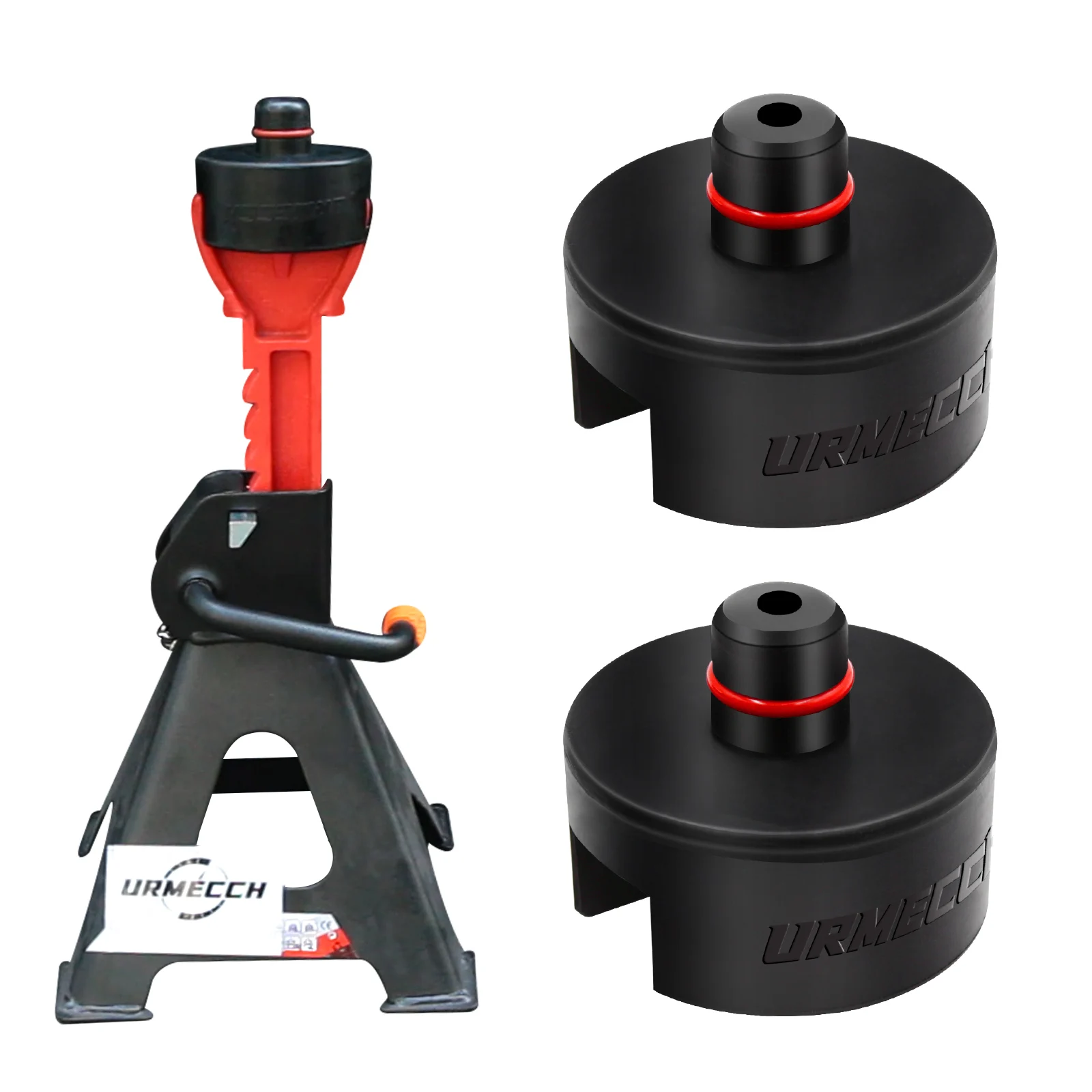 4 Cuscinetti Gomma Per Cric Tesla Model 3/Y/X/S - Adattatore Jack Pad, Protezione Batteria E Telaio - Foto 8