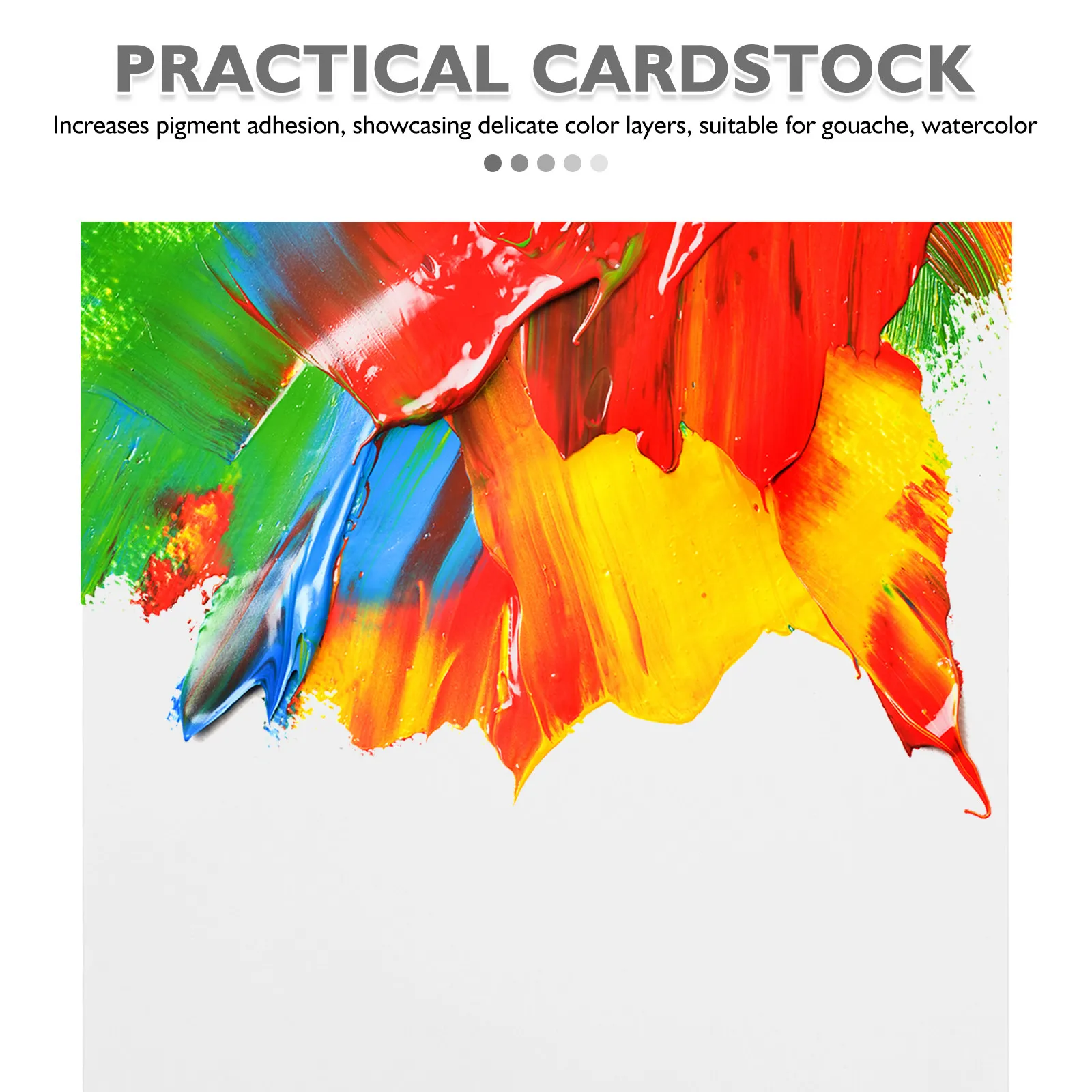 10장 수채화 용지 600Gsm 초두꺼운 8K 질감 카드지 아티스트용 고강도 용지 수채화 및 구아슈에 이상적