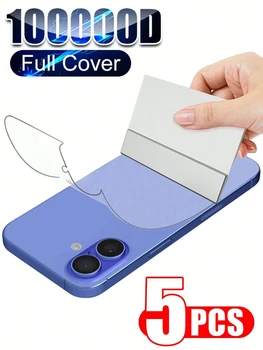 NNBILI 5-2Pcs Back Hydrogel Film For iPhone 16 15 Pro Max Plus 13 14 12 11 XS XR Soft Clear Screen Protector Phone Accessories 1