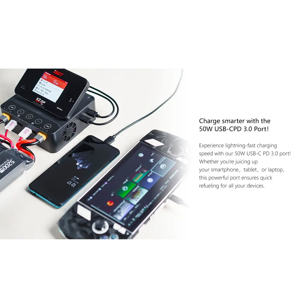 ISDT K4 K2Air K2 K1 Battery Balance Charger Discharger AC 400W DC 600W Smart Charger for Life/Lilon/LiPo/LiHv/Pb/NiMH Battery thumbnail 2