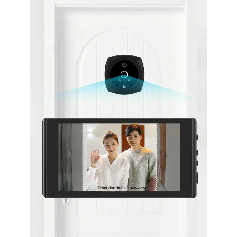 

4.3Inch IPS Screen 2MP 135Degree Wide Angle HD Video Door Phone Visual Doorbell Peephole Viewer Door Camera