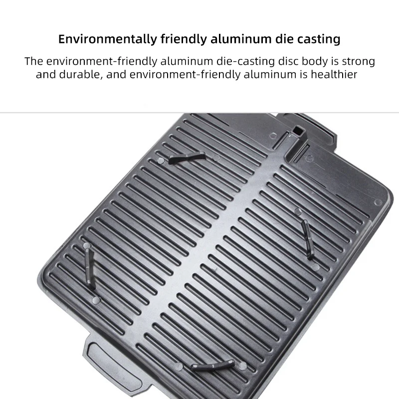 BBQ Grill Pan Plate Portable Non-Stick Grilling Pan Coating Butane Gas Stove Cooker Plate Outdoor Camping Barbecue 32*26cm