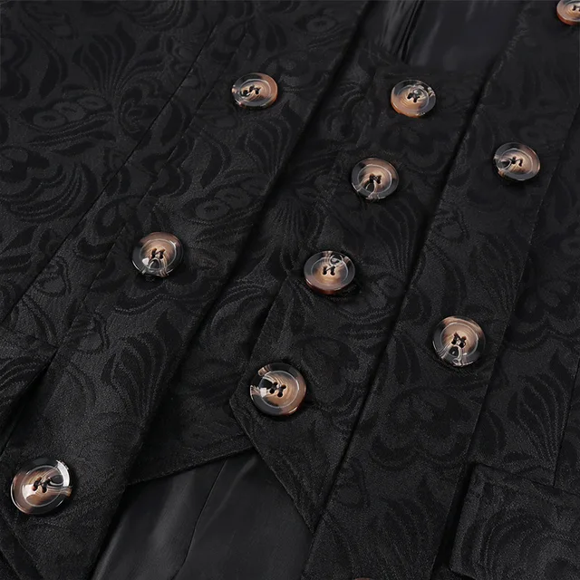 Herren Elegante Steampunk Viktorianische Jacke Gothic Frack Kostüm Vintage  Smoking Renaissance Piraten Party Kostüm Männer Erwachsene, Hochwertig  Erschwinglich