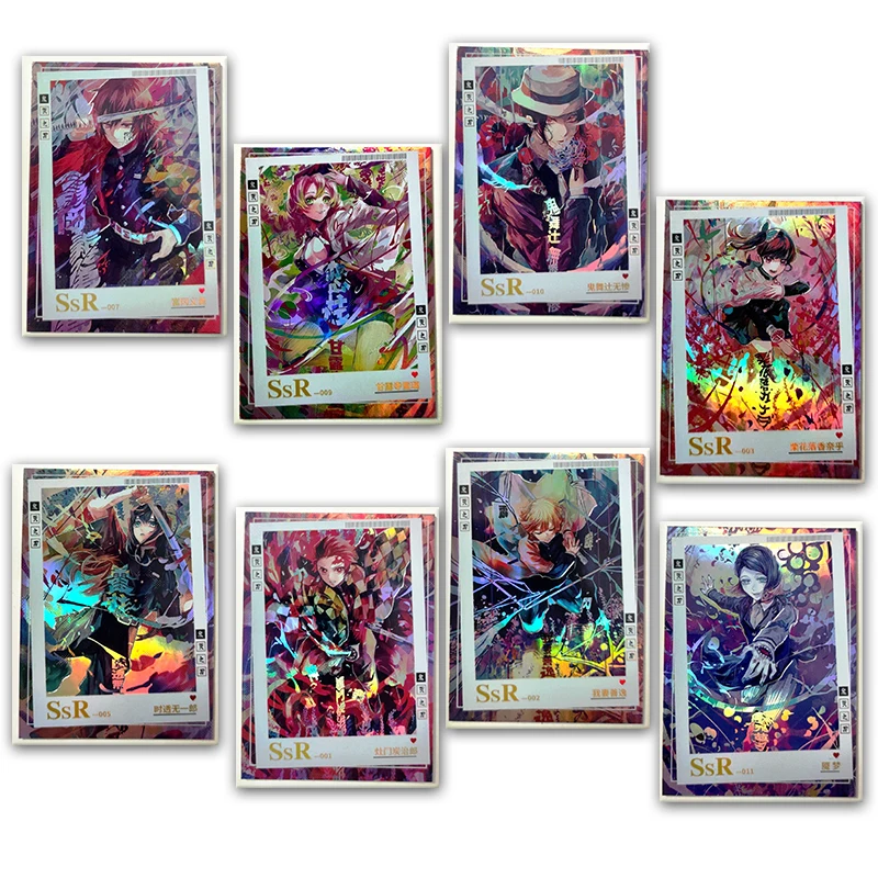 

Карта аниме «рассекающий демонов», карта Kanroji Mitsuri Kochou Shinobu Tokitou Muichirou Kamado Tanjirou Ssr, новая коллекция