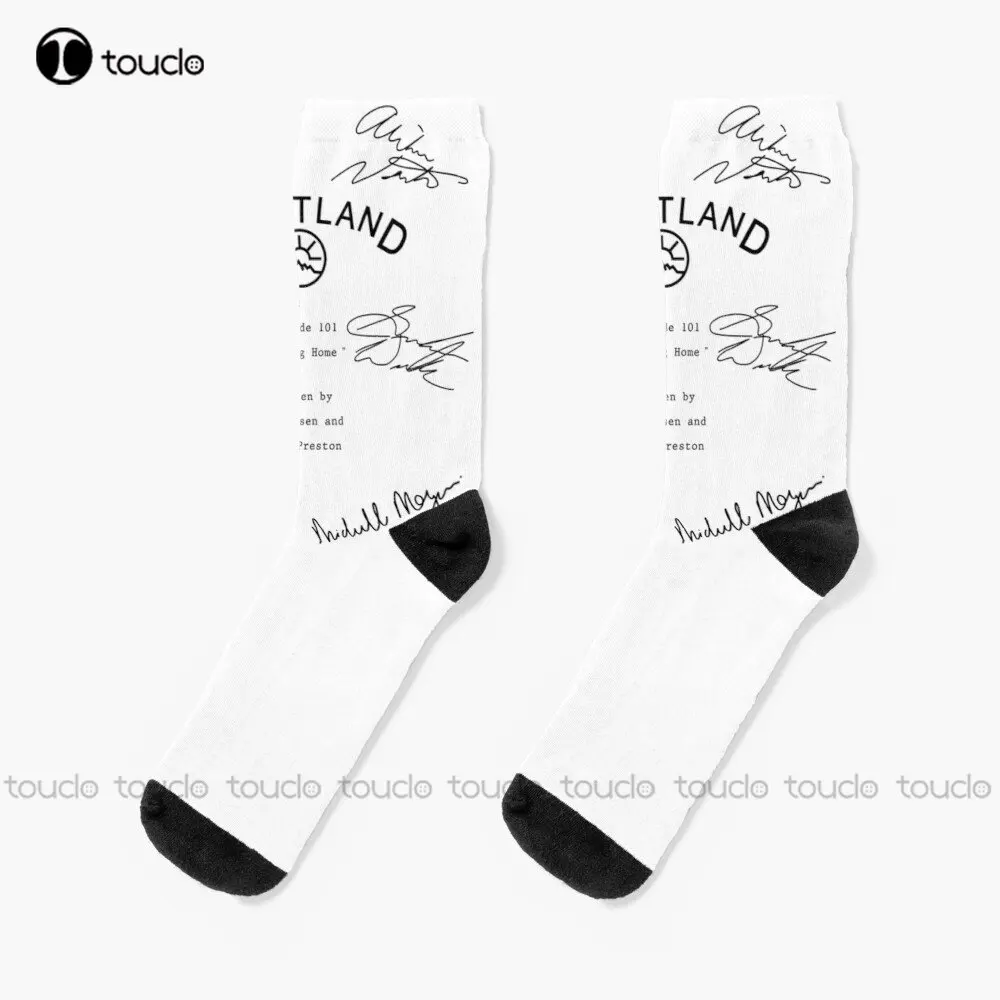 

Heartland Script Socks Women'S Socks High Quality Cute Elegant Lovely Kawaii Cartoon Sweet Cotton Sock Custom Gift Streetwear