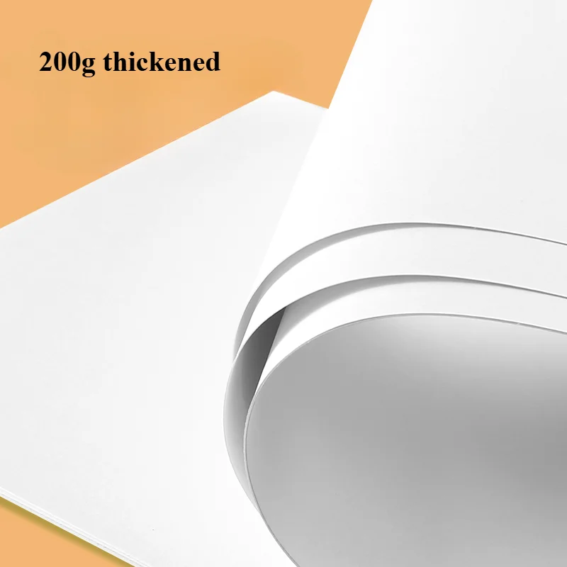 POTENTATE Color Pencil Paper 200g A4 Water-soluble / Oil-based Drawing Painting Illustration Portable Hand-painted Sketch Paper 3