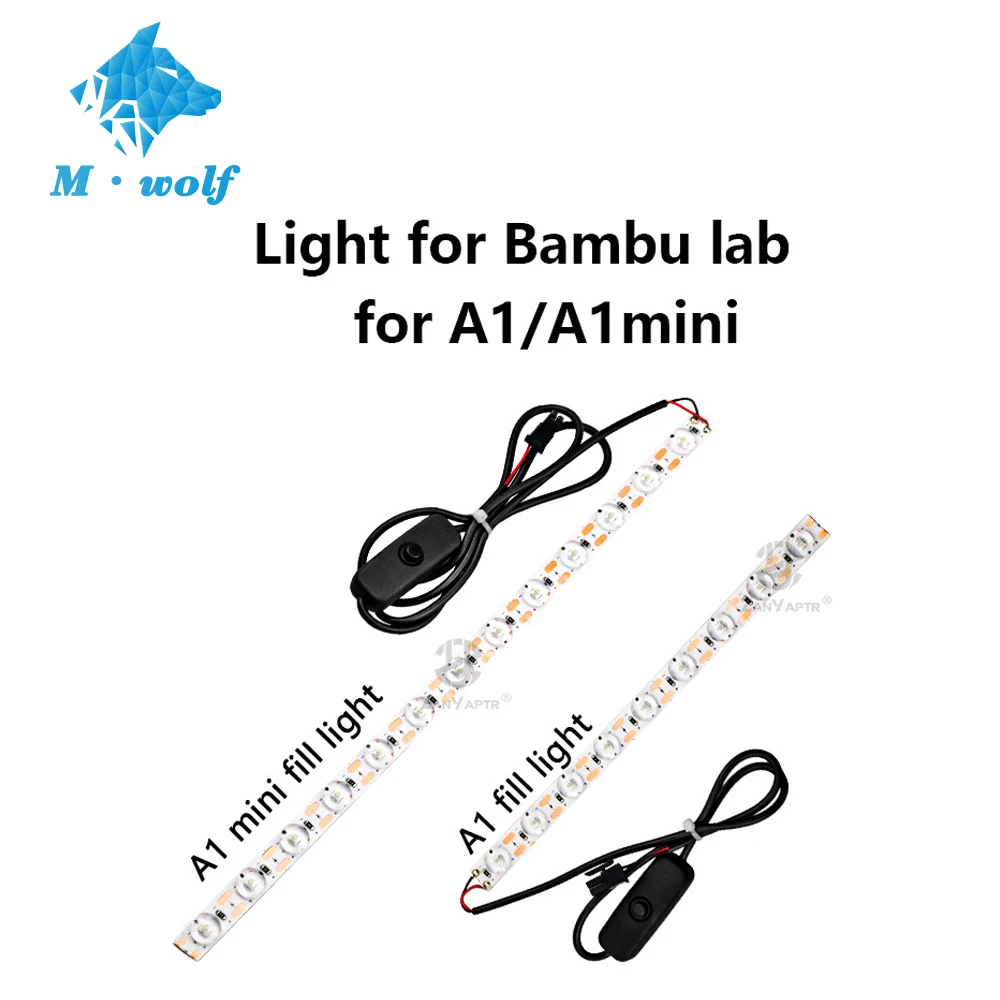 

Для Bambu Lab A1/A1mini светодиодная фотолента Ra95, заполнение детской, 24 в, супер яркие печатные устройства для 3D принтера Bambulab