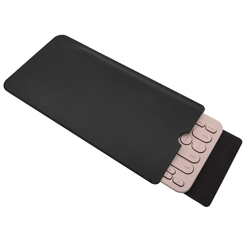 K380 Bag for Logitech K380S Sleeve PU Leather Keyboard Storage