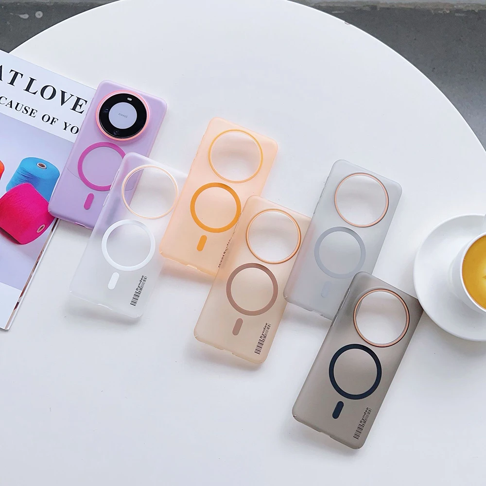Matte Magnetic Translucent Phone Case Cover