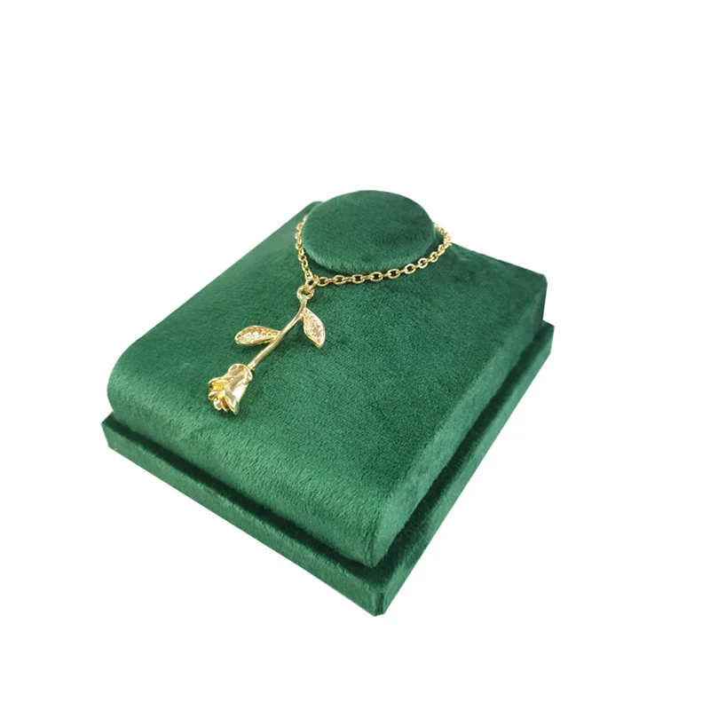 Mini Neck Portrait Model Jewelry Rack Pendant Necklace Showing Stand Jewelry Display Props for Jewelry Store Window Counter
