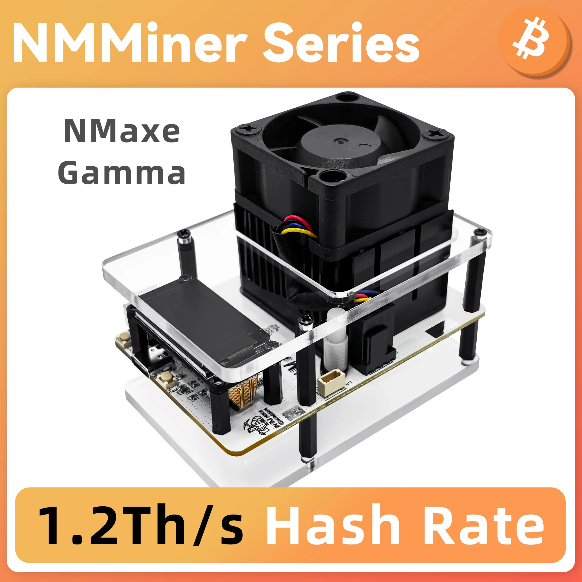NerdMiner NMAxe ガンマ BTC マイナー チップ オープンソース ソロ ビットコイン BM1370 BTC ソロ宝くじマイナー  1.2TH/s サポート USB-PD - AliExpress