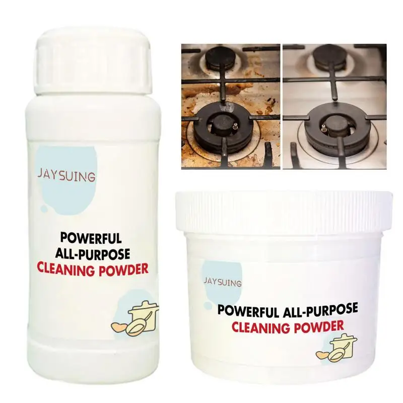 

All Purpose Cleaning Powder Stain Removal Heavy Oil Stain Cleaner Kitchen Utensils Rust Removal Powerful Cleaning Powder