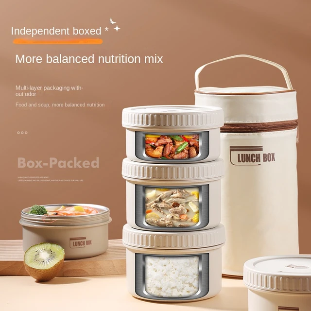 Stainless Steel Insulated Food Storage Container Set