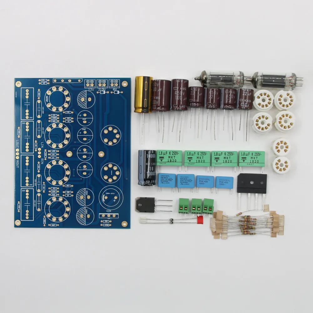 12AX7 12AU7 真空管オーディオ プリアンプ ボード完成品 & キット