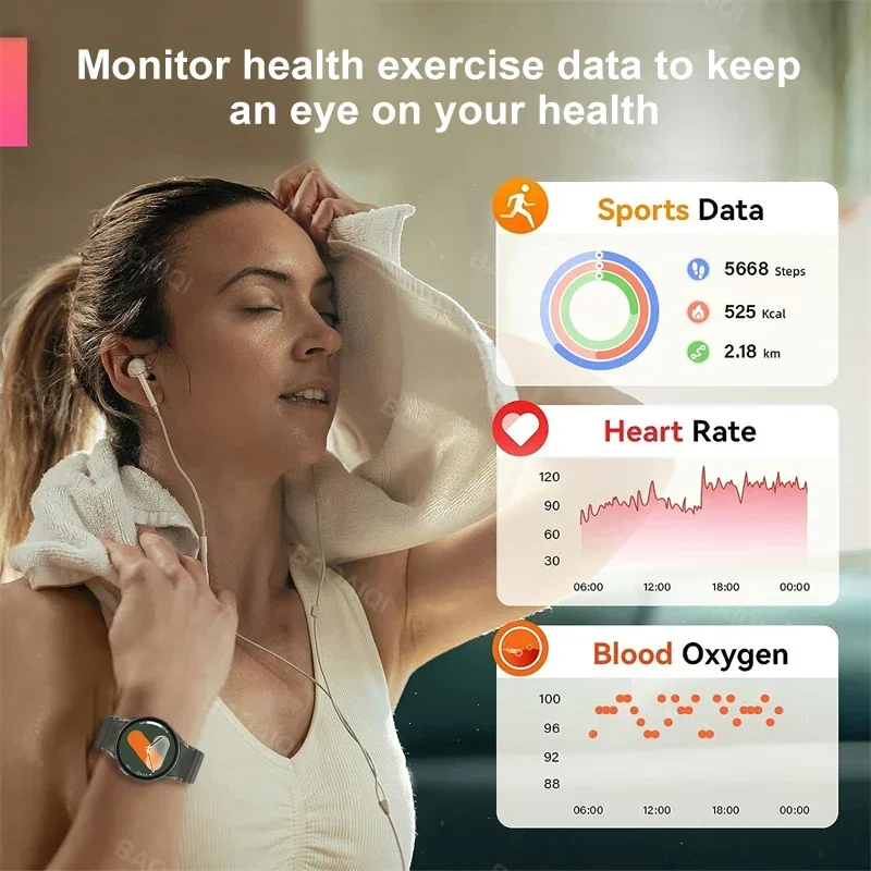 Galaxy Watch 7 Ultra Smart Watch GPS Sports Track AMOLED Screen HD Bluetooth Call Fitness Tracker Heart Rate