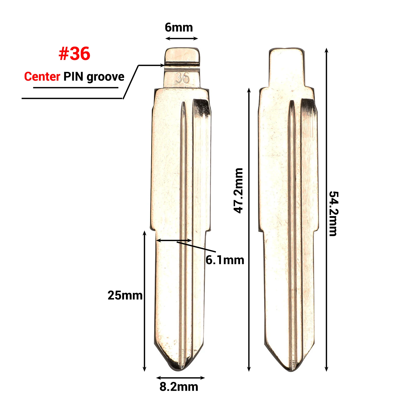 jingyuqin Key Blank For Hyundai Tucson Accent Getz Matri