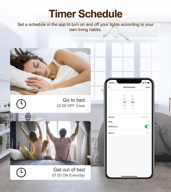 가전 제품과 조명을 편리하게 제어하는 스마트 스위치