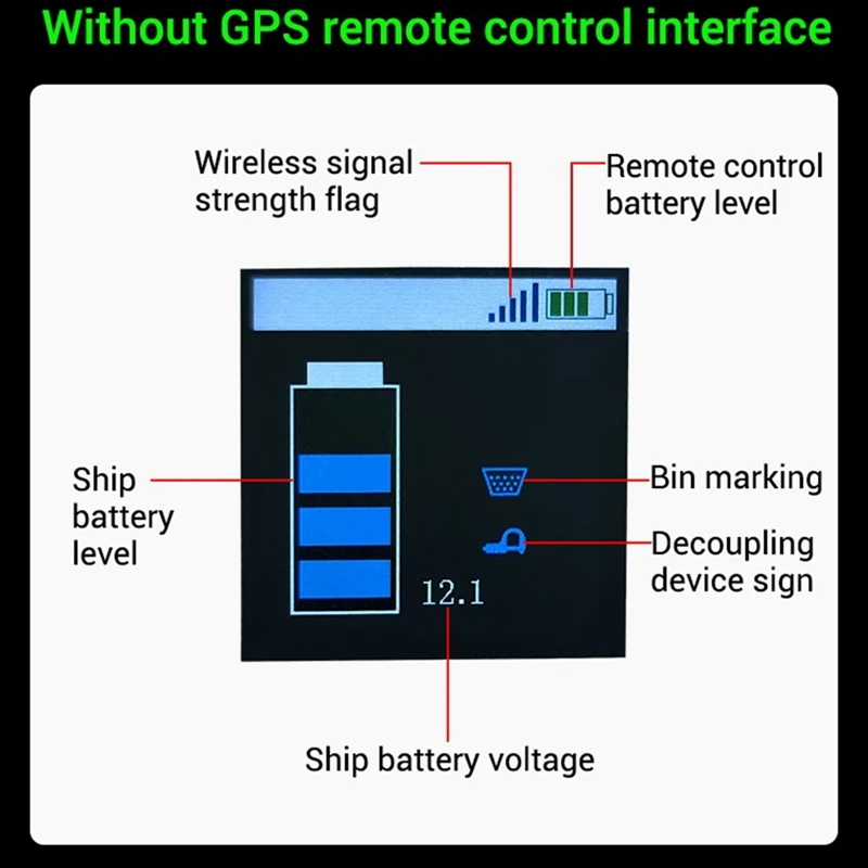 RC Boat Remote Control Kit RX40G Wireless Remote Control Kit For RC Tug Boat