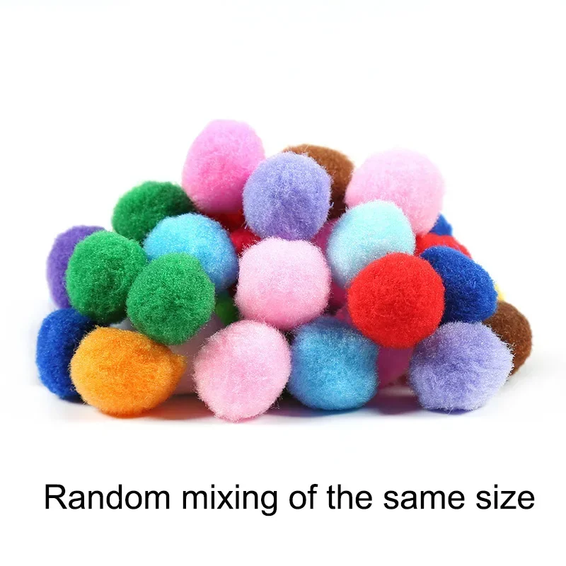 Mini Fluffy Soft Pom Poms for DIY Crafts and Home Decor