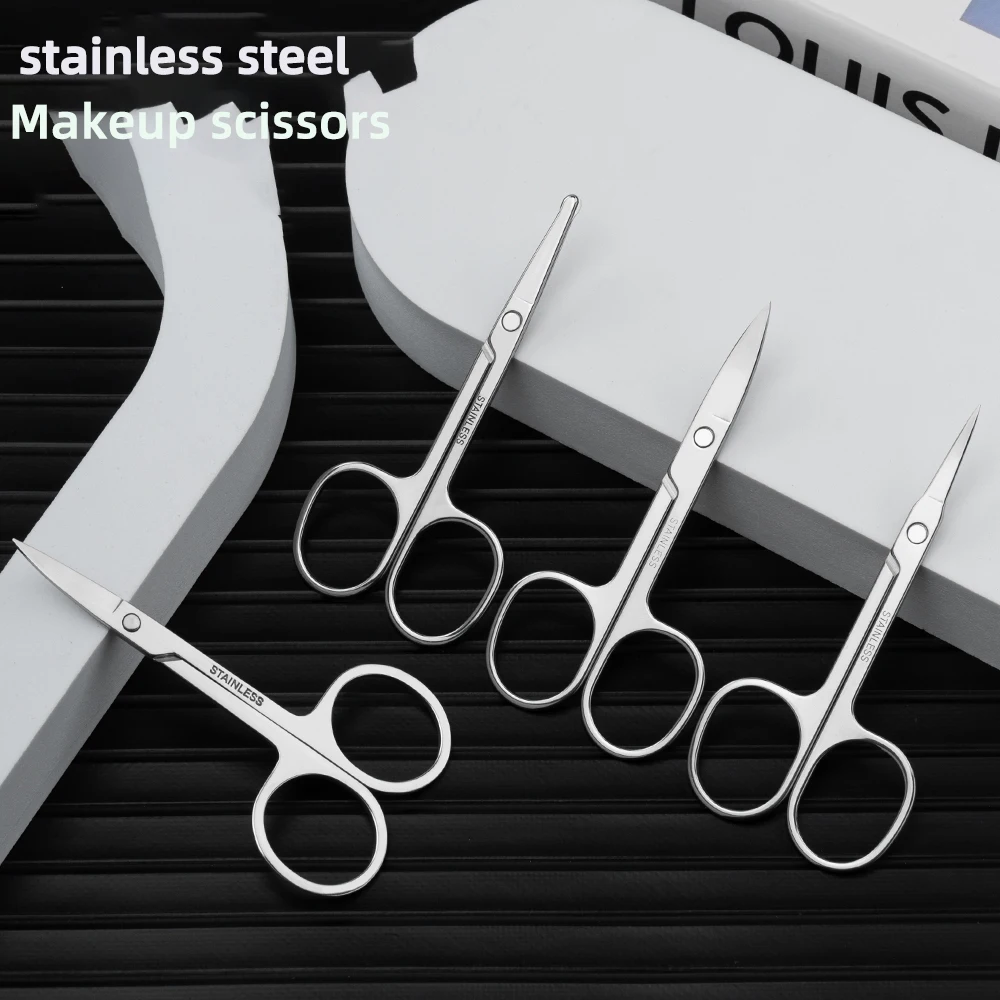Manicure Scissors Nail Trimmer Cuticle Remover Nails Cutter Professional Russian Manicure Stainless Steel