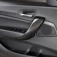 ABS Carbon Fiber Car Interior Door Pull Handle Cover Trim For BMW 1 2 Series F20 F21 F22 F23 2012-2018 Auto Accessories 5