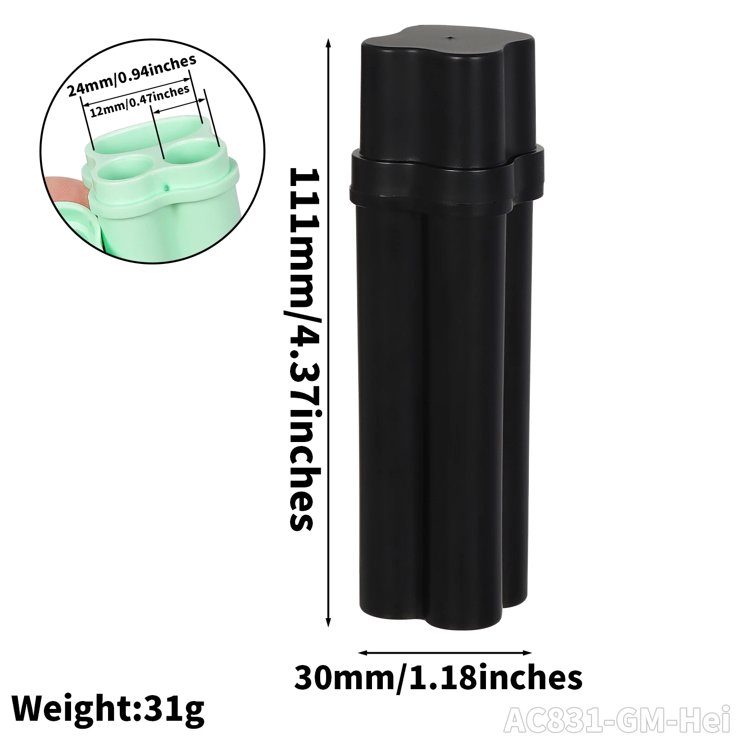 3 つの空のコンパートメントを備えた破砕材料貯蔵タンク、軽量でマルチ