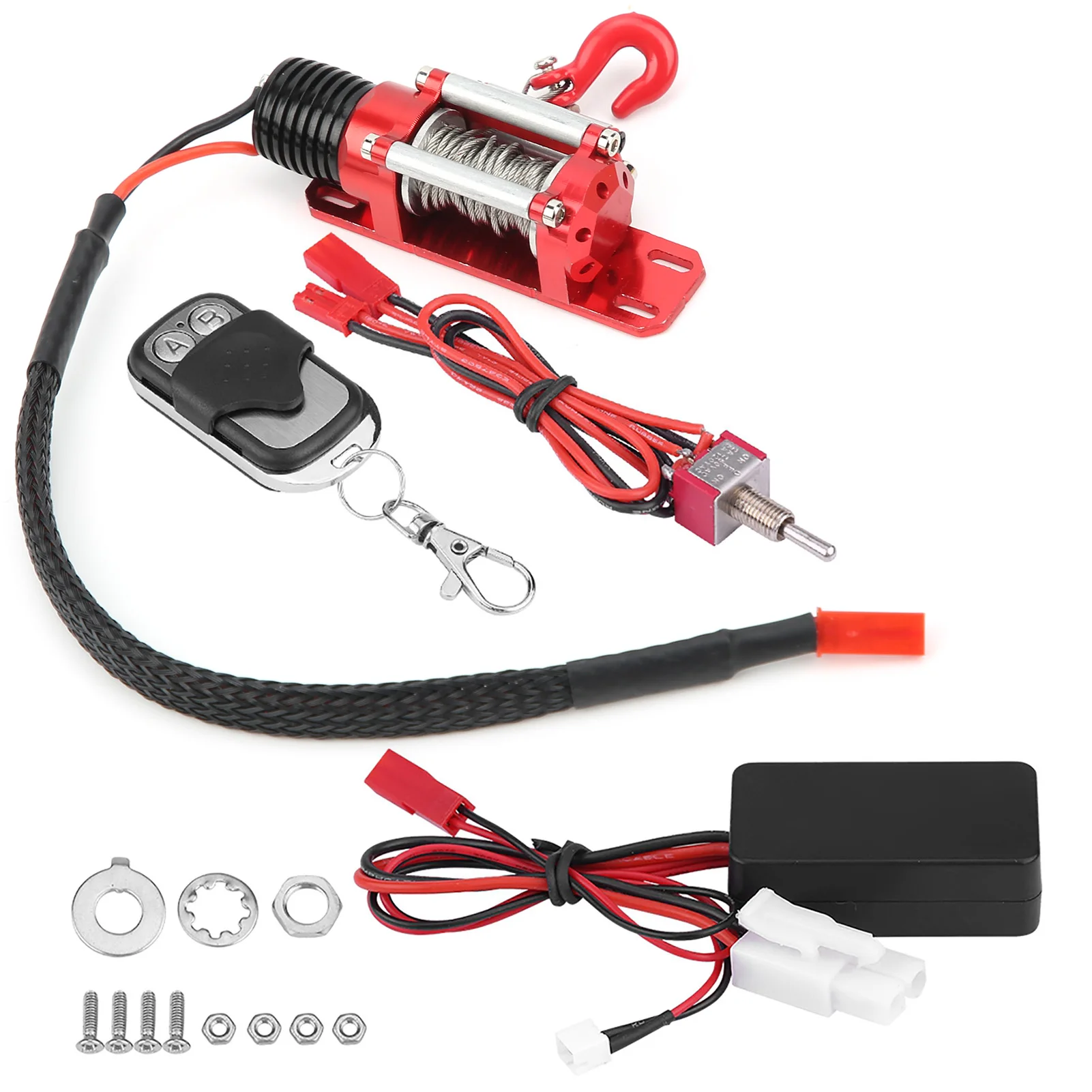 Treuil Métal RC 1/10 avec Télécommande - Accessoire Crawler