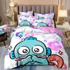 Hangyodon Bedding Sets Sanrio Comforter Bed Cover Duvet Cover Pillow Case 2-3 Pieces Sets Kids Adult Bedroom Decor 3