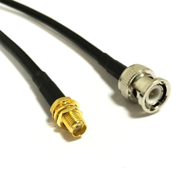 Sma männlich weiblich zu bnc Klinkenst ecker Pigtail Kabel adapter rg58 30cm/50cm/200cm/cm Großhandel neu – Detail 3