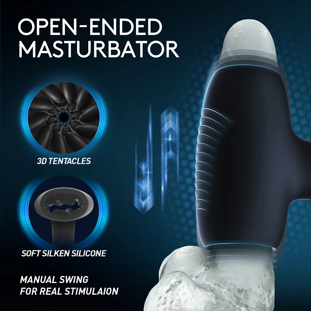 Bluetooth Automatic Male Masturbator Cup APP Control Soft Pocket Pussy Realistic Vagina Oral Blowjob Penis Sex Toy For Adult Men