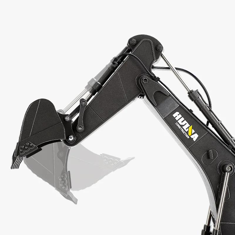 HUINA RC Excavator Remote Control Toys 1/14 Tracked 1592 RTR RC Trucks Model 2.4GHz Light Sound Outdoor Boys Gifts TH18065 6