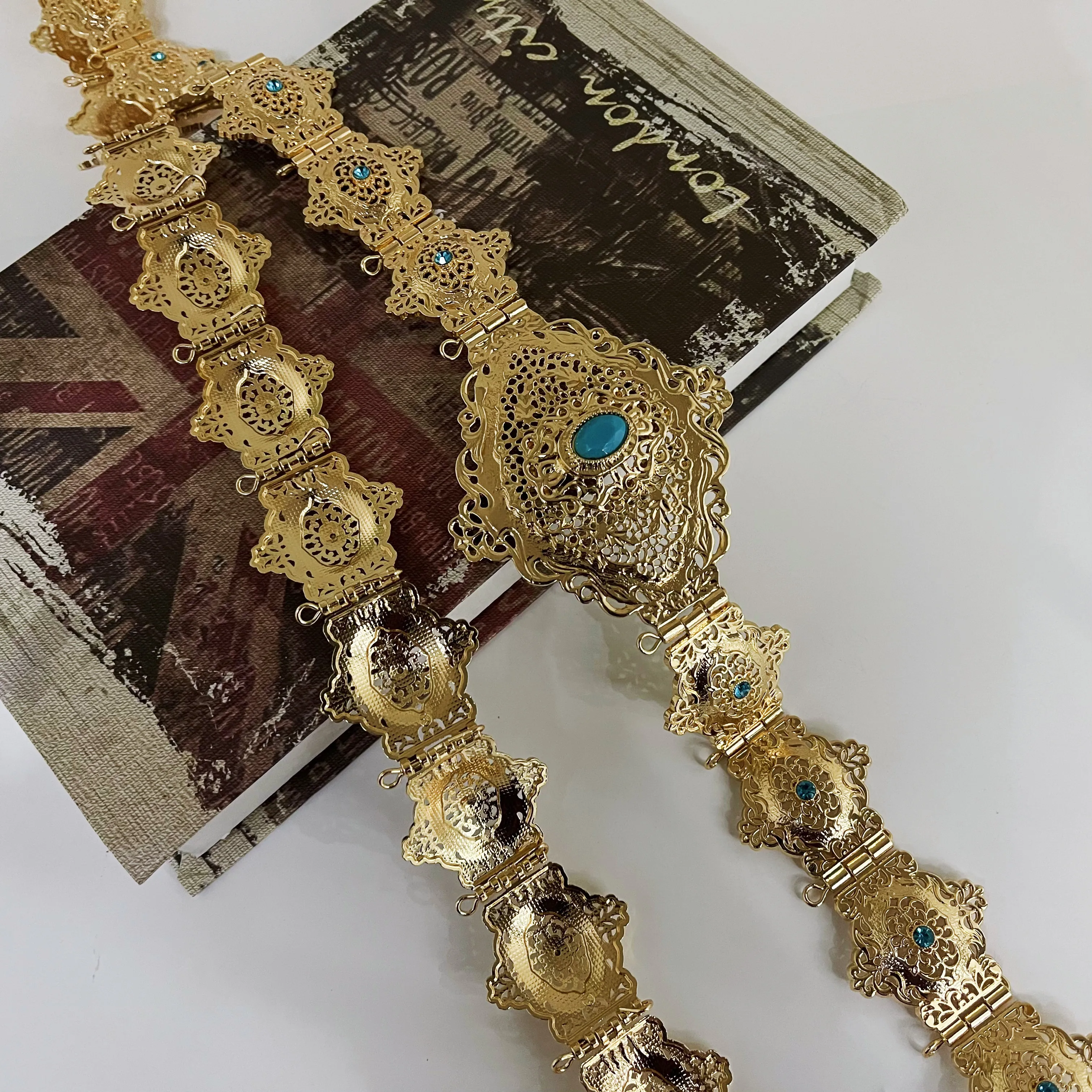 

Марокканская винтажная Классическая стильная женская драпированная искусственная кожа ручной работы цепочка для живота Регулируемая Свадебная бижутерия