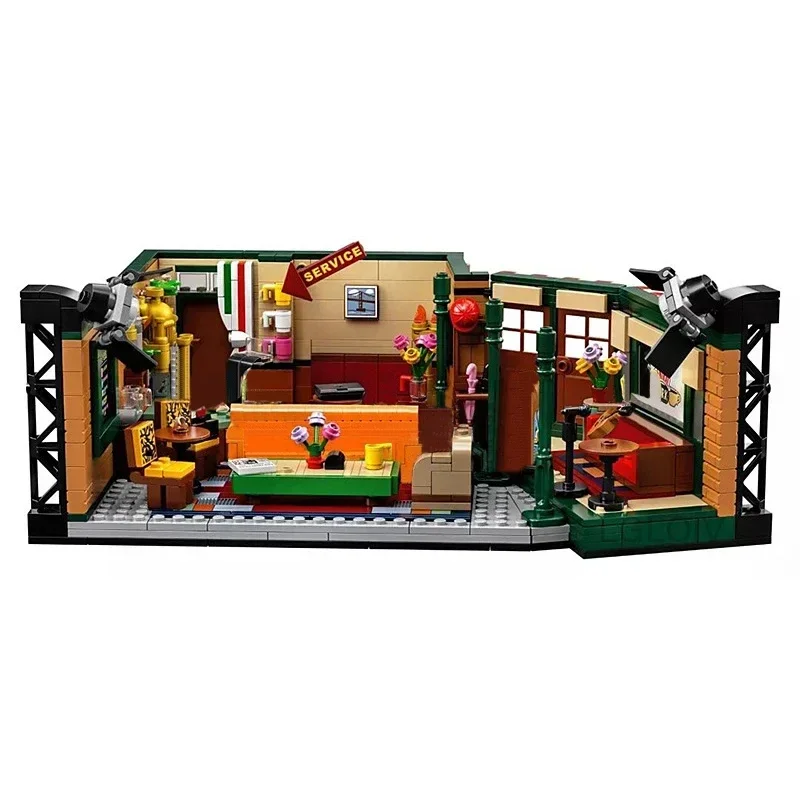 

Classic Movies TV Friends Central Perk Café Compatibl with 21319 Building Block Figures Bricks Toys Children Christmas Gifts