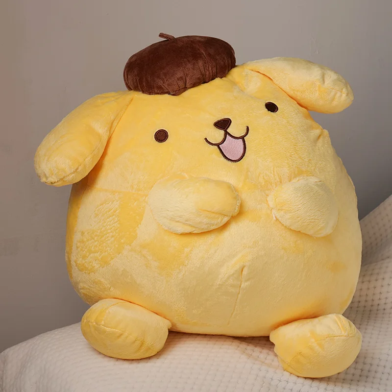 40/50cm Kawaii Pompompurin Stuffed Plush Toys Big Size Lovely Pillow Gift Kids Super Soft Pom Pom Purin Plushie Doll Room Decor