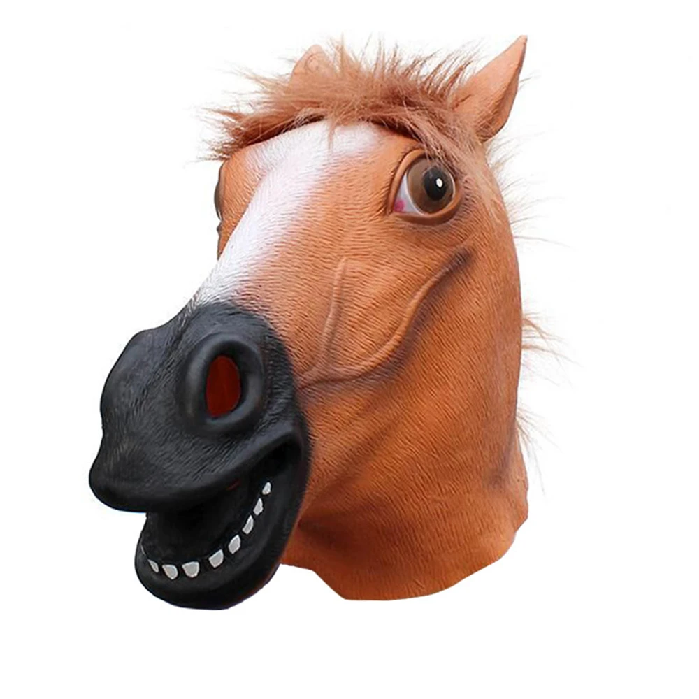 Animal Head Mask Unicorn Horse Mask Deluxe Novelty Halloween Costume Party Eagle Dove Bird Party Carnival Full Face Costume Prop halloween mask party masks face mask 3d face masks