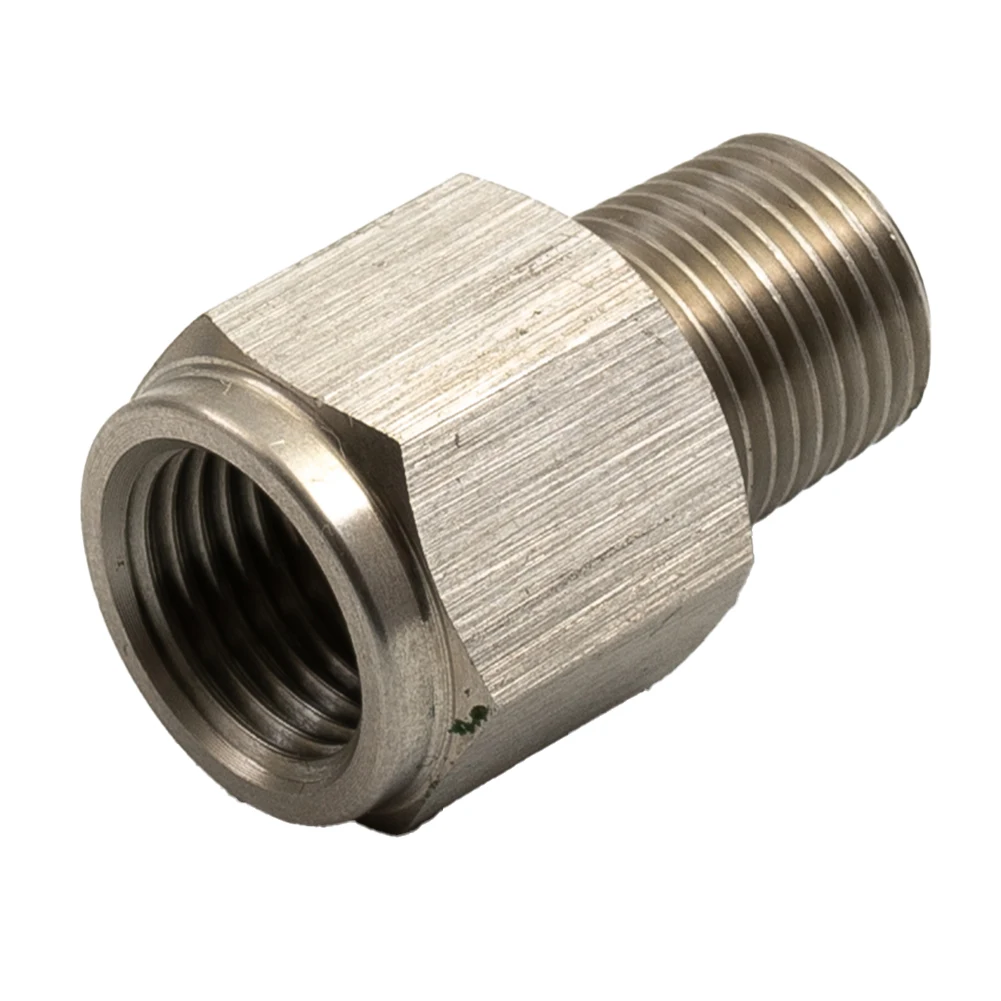 

Brand New Oil Pressure Gauge Adapter Conversion Connector Machined Practical To Use Sender Adapter Stainless Ste