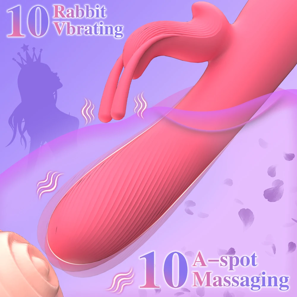10 Modi Vagina Kaninchen Vibrator für Frauen G-Punkt Vibrator Klitoris Stimulator Weibliche Masturbation Erwachsene Waren Sex Spielzeug für Frauen 3
