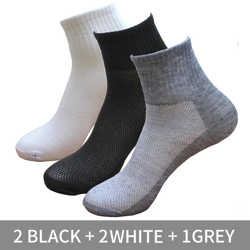 fuzzy socks for women 10Pcs/5Pair Unisex Socks Women Men Black White Gray Ankle Socks Female Male Solid Color Socks High Quality Cotton Short Socks knee high socks Women's Socks