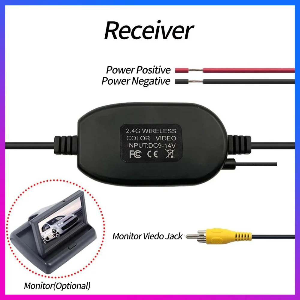 ڵ Ĺ ī޶  DVD ÷̾  Ϳ  ÷  ۽ű  ű, 12V, 24V, 2.4G