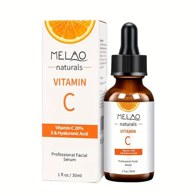 MELAO VITAMIN C SERUM Sérum visage à la vitamine C, à l'acide hyaluronique, à la vitamine E et plus encore – Sérum éclaircissant pour un teint uniforme_voghion.com