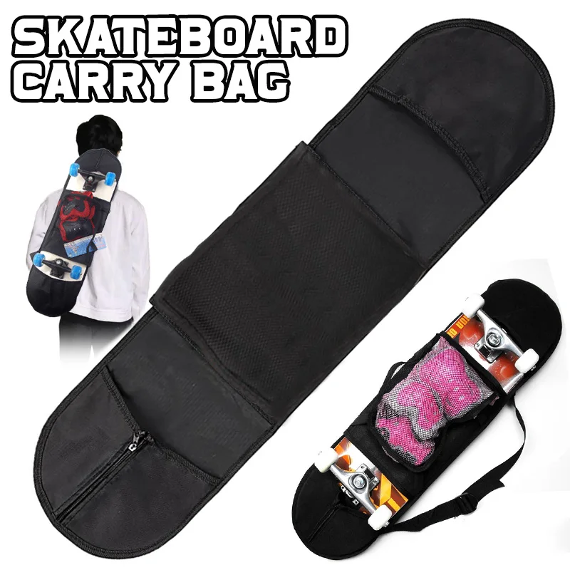 

NEW Skateboard Carry Bag Skateboarding Carrying Handbag Shoulder Skate Board Balancing Scooter Storage Backpack With Mesh Pocket