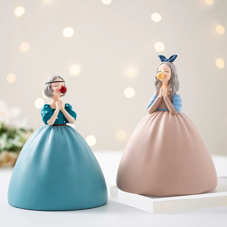 

Secret Coin Money Box Adult Kids Gift Wedding Resin Cute Ornament Piggy Bank Toy Girls Paper Money Spaarpot Home Decor